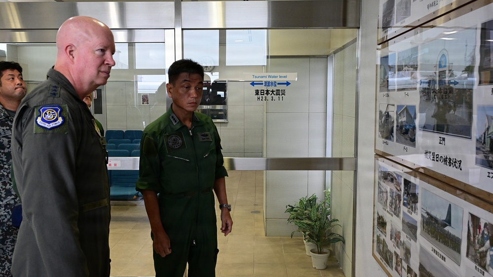 Valiant Shield 2026 - Lt General Carey visit to Matsushima Air Base