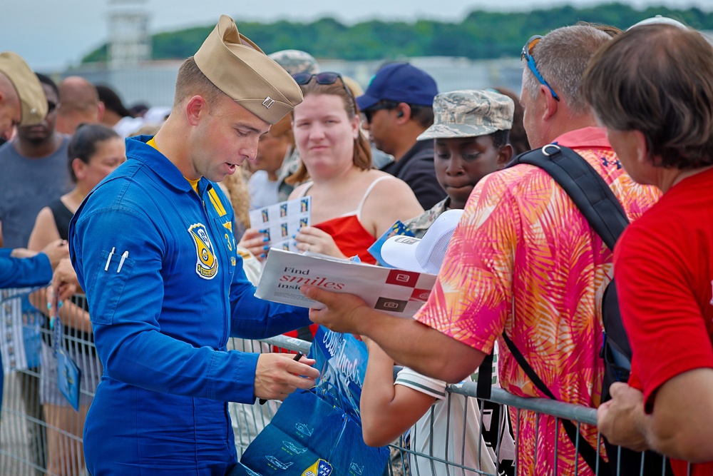 Blue Angels, Red Arrows and F-16 Viper Demo Team prepare for SAIL250 Maryland