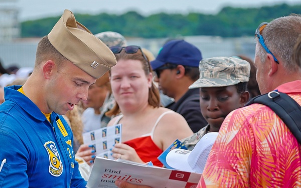 Blue Angels, Red Arrows and F-16 Viper Demo Team prepare for SAIL250 Maryland
