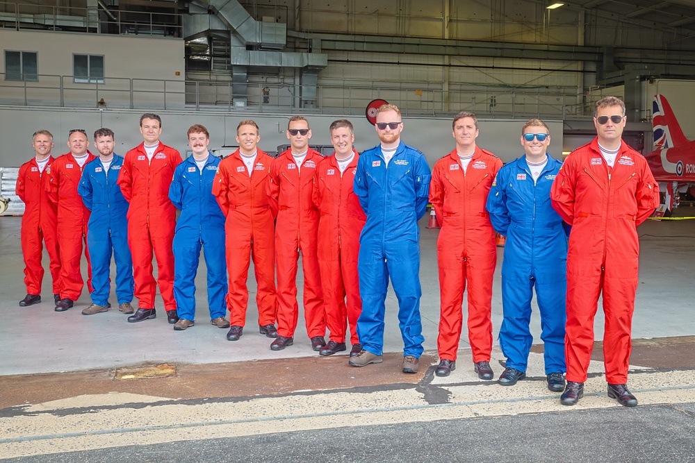 Blue Angels, Red Arrows and F-16 Viper Demo Team prepare for SAIL250 Maryland
