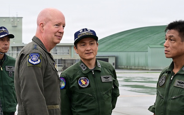Valiant Shield 2026 - Lt General Carey visit to Matsushima Air Base