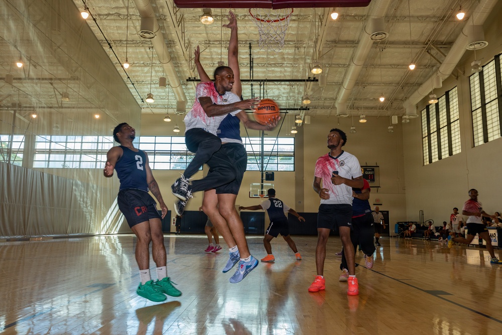 U.S. Navy Sailors compete in RIMPAC 26 basketball finals