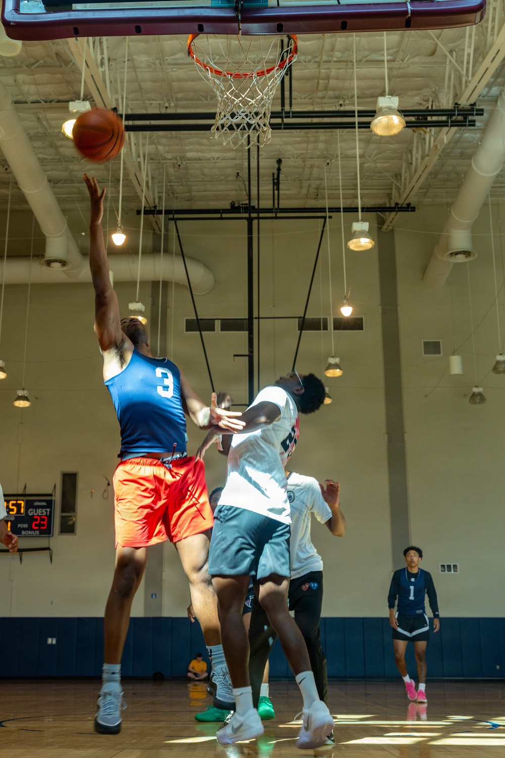 U.S. Navy Sailors compete in RIMPAC 26 basketball finals