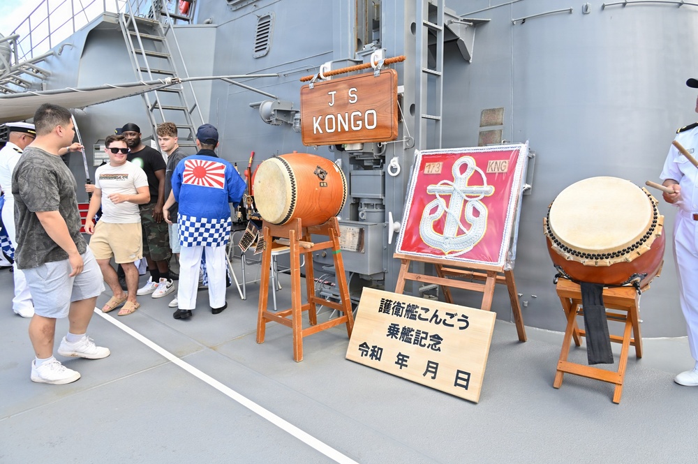 JS Kongo participate in open ship day