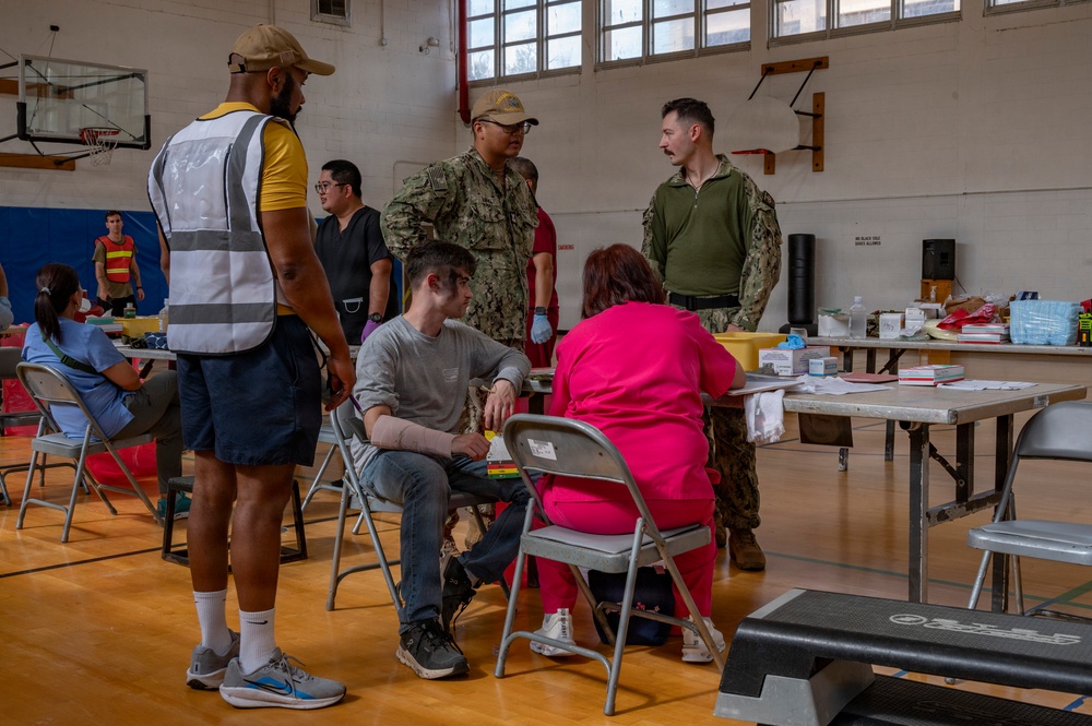 NSF Diego Garcia Mass Casualty Drill