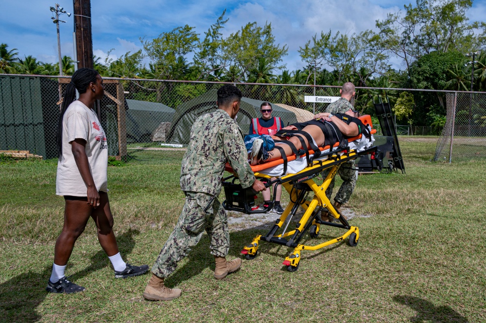 NSF Diego Garcia Mass Casualty Drill