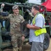 Service Members interact with attendees during the Great American State Fair
