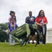 Service Members interact with attendees during the Great American State Fair