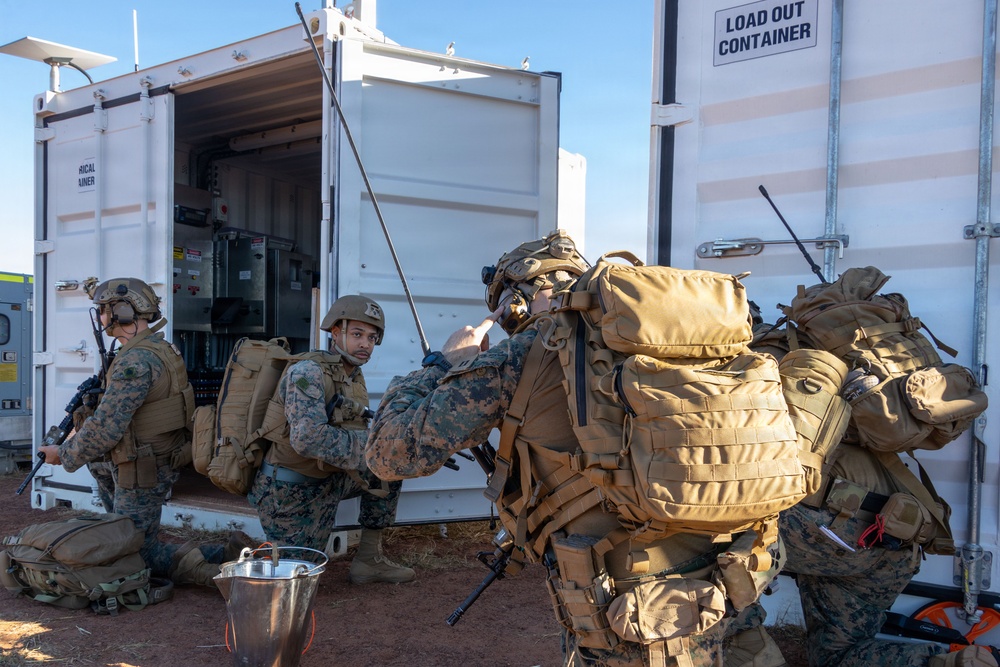 Exercise Diamond Storm 26: MRF-D Marines perform close air support drills with Australian aircraft
