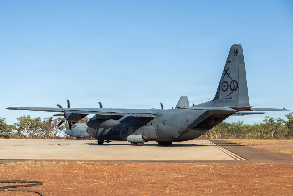 Exercise Diamond Storm 26: MRF-D Marines perform close air support drills with Australian aircraft
