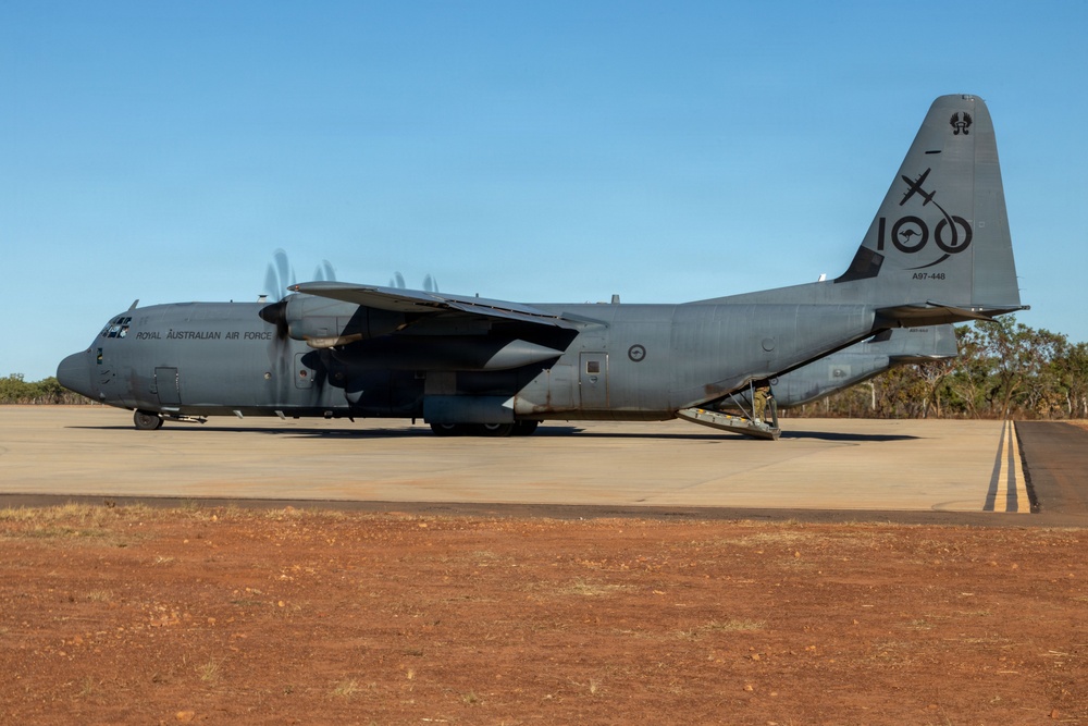 Exercise Diamond Storm 26: MRF-D Marines perform close air support drills with Australian aircraft