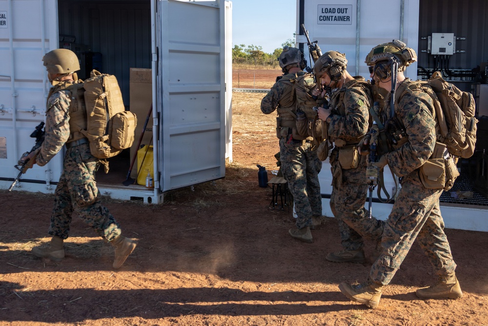 Exercise Diamond Storm 26: MRF-D Marines perform close air support drills with Australian aircraft