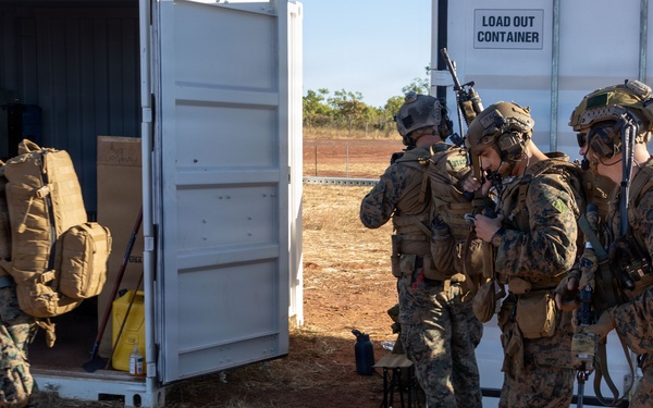 Exercise Diamond Storm 26: MRF-D Marines perform close air support drills with Australian aircraft