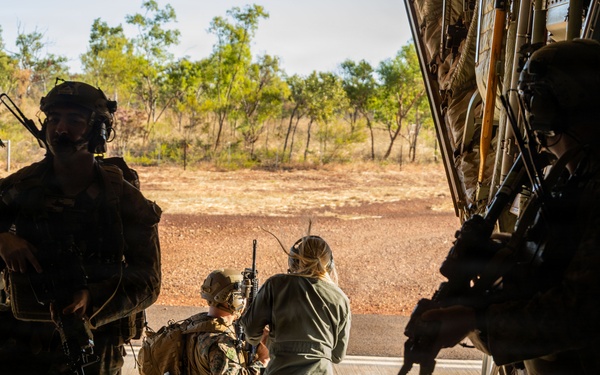 Exercise Diamond Storm 26: MRF-D Marines perform close air support drills with Australian aircraft