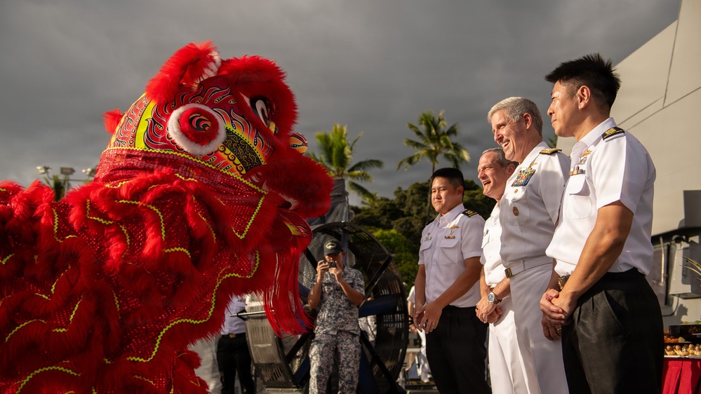 RIMPAC 26 Reception Onboard Republic of Singapore Ship RSS Steadfast (FFG 70)