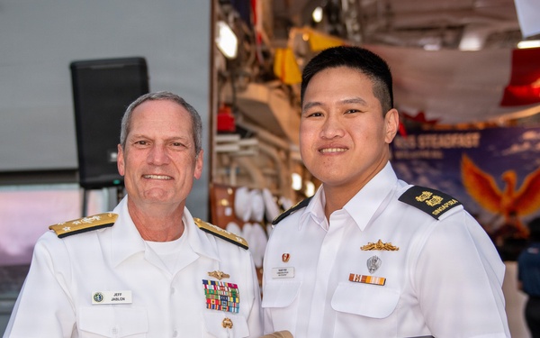 RIMPAC 26 Reception Onboard Republic of Singapore Ship RSS Steadfast (FFG 70)
