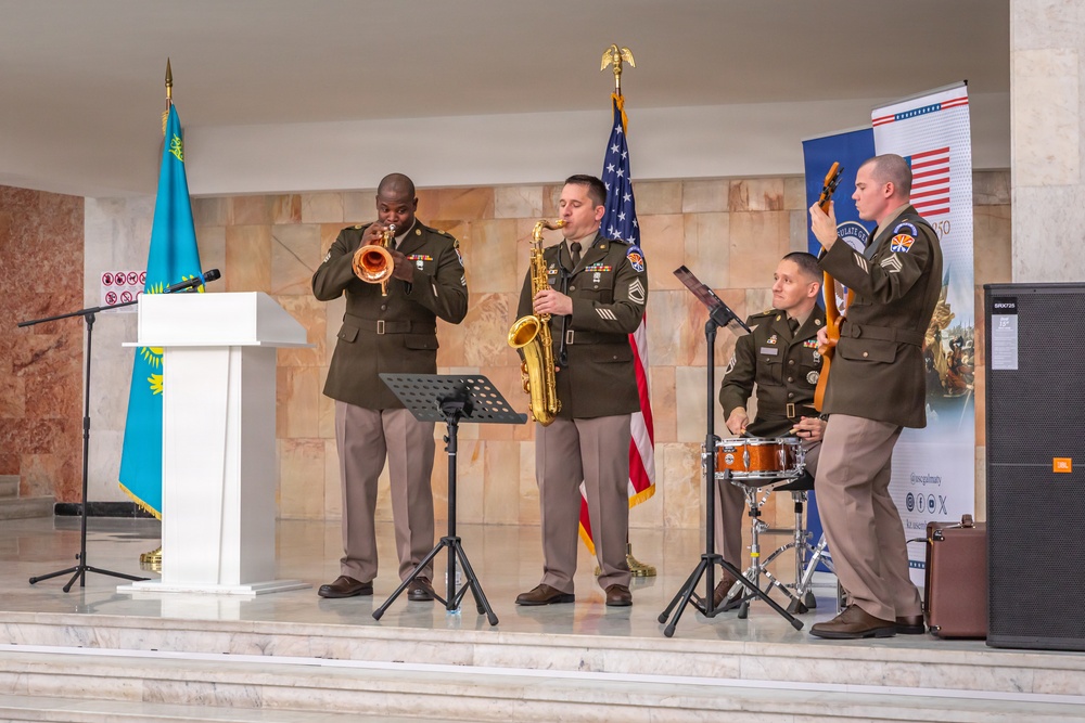 108th AB Performs at Founders Museum Opening in Almaty