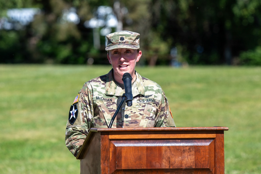 52d Strategic Signal Battalion Chang of Command Ceremony