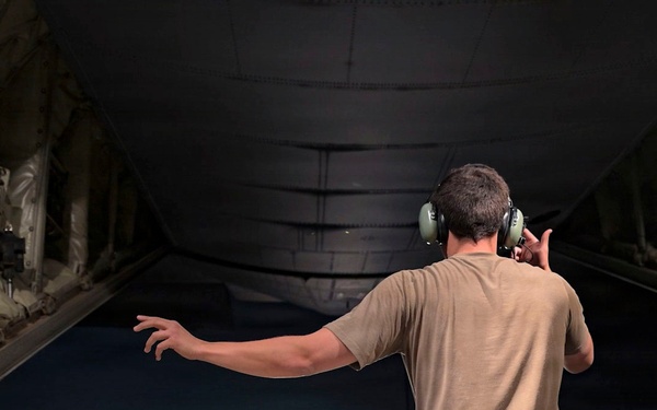 C-130J Overnight Cargo Operation Throughout the U.S. Central Command area of responsibility