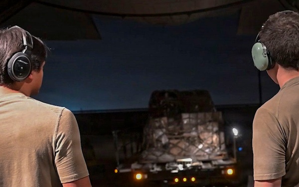 C-130J Overnight Cargo Operation Throughout the U.S. Central Command area of responsibility