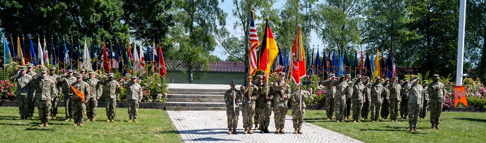 52d Strategic Signal Battalion Chang of Command Ceremony Formation