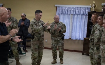 Senior advisor to SECWAR visits KFOR Regional Command East Soldiers