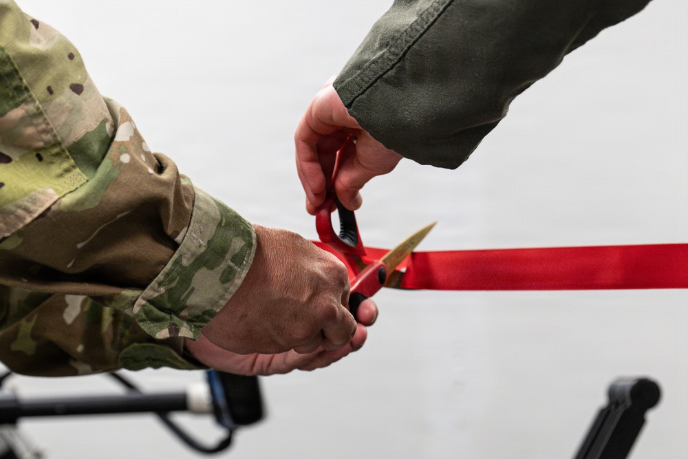 100 OSS: Aerospace Physiology ribbon cutting