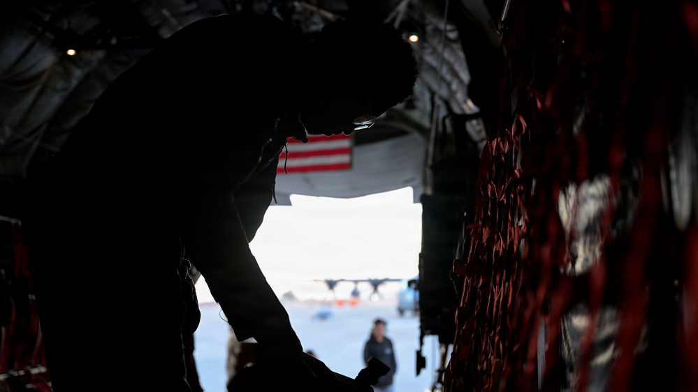 C-130J supports CENTCOM personnel movement