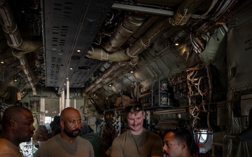 C-130J transports cargo across AOR