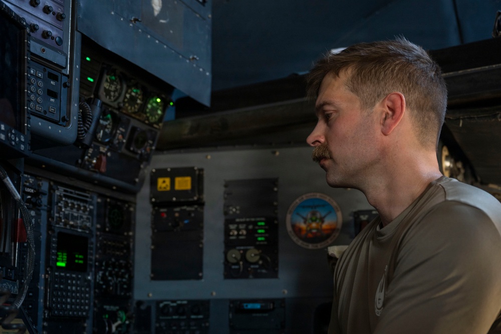 C-130H3 conducts cargo operations across CENTCOM