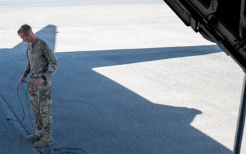 C-130H3 conducts cargo operations across CENTCOM