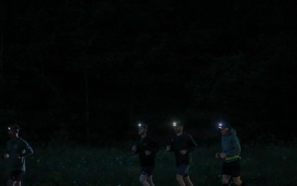 U.S. Army, British, French soldiers participate in a 4x4x48 charity event to help bring awareness to mental health and combat stress