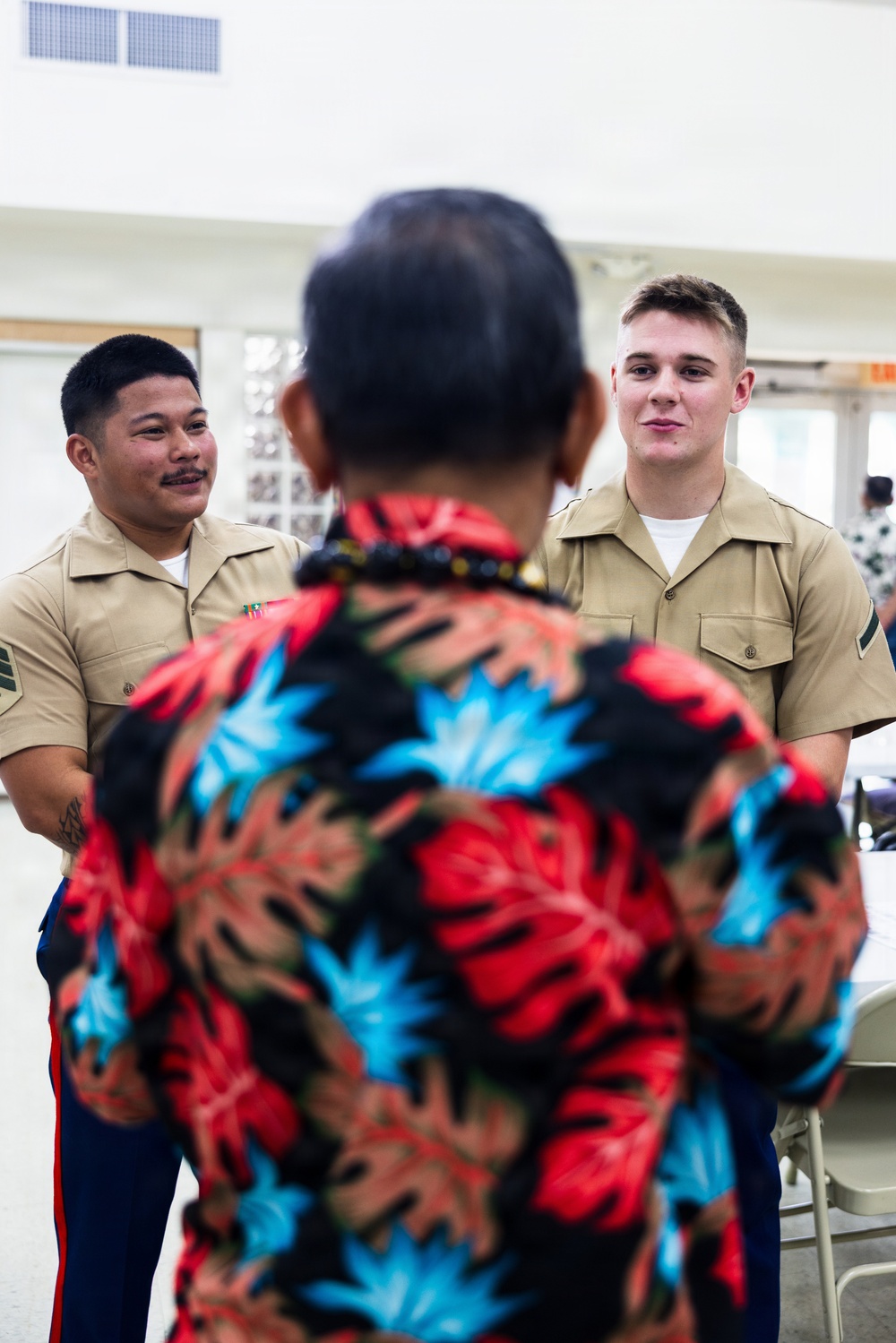 Camp Blaz Marines strengthen community ties during a visit to a Guam senior center