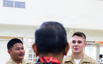 Camp Blaz Marines strengthen community ties during a visit to a Guam senior center