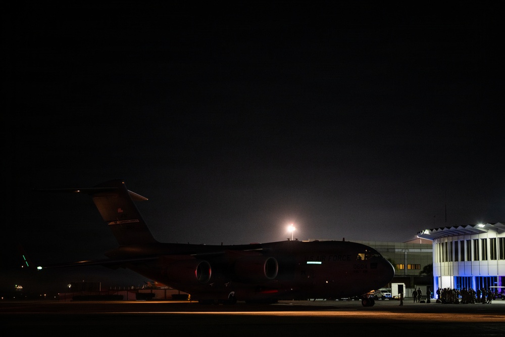 621st CRW Arrives at Simon Bolivar International Airport