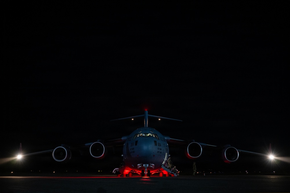 621st CRW Arrives at Simon Bolivar International Airport