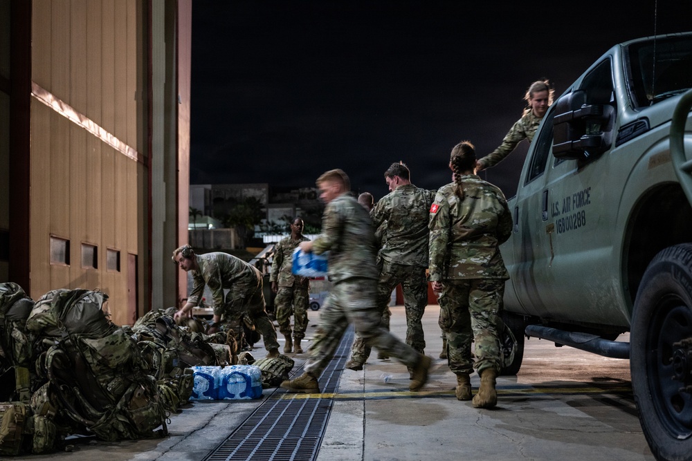 621st CRW Arrives at Simon Bolivar International Airport