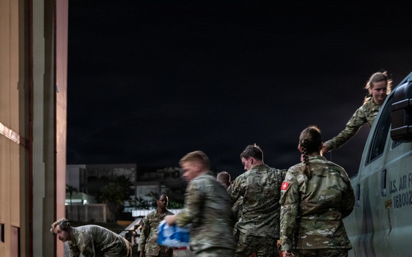 621st CRW Arrives at Simon Bolivar International Airport
