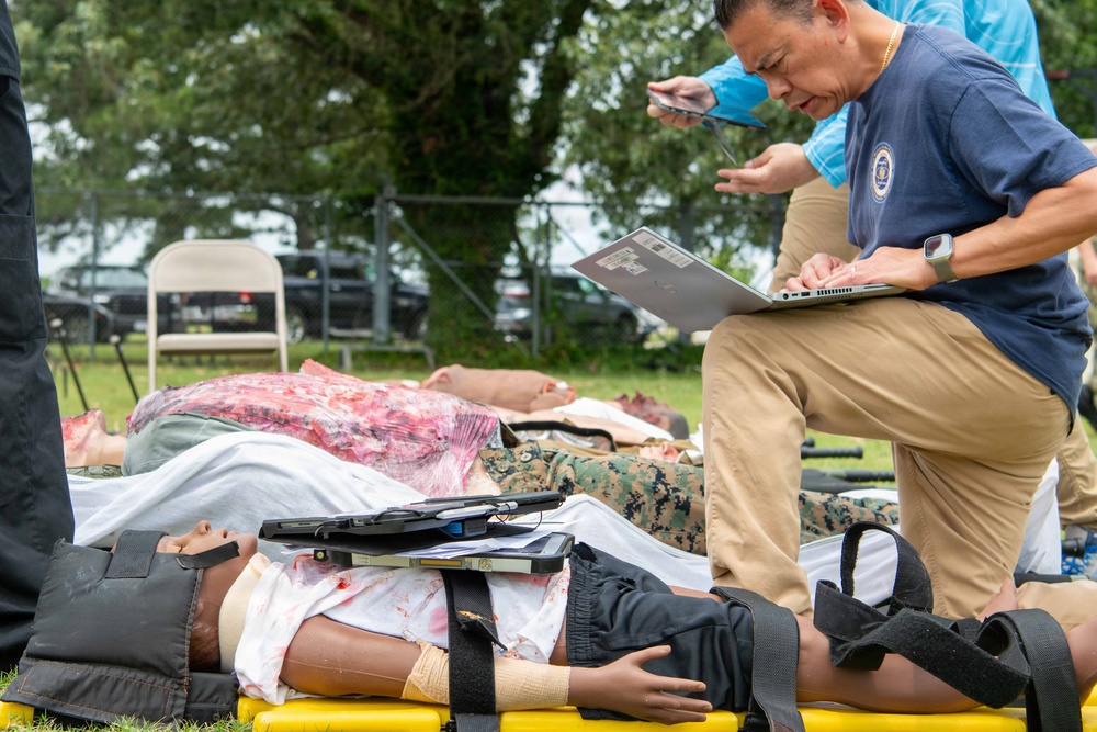 Simulated Role 2 Facility training