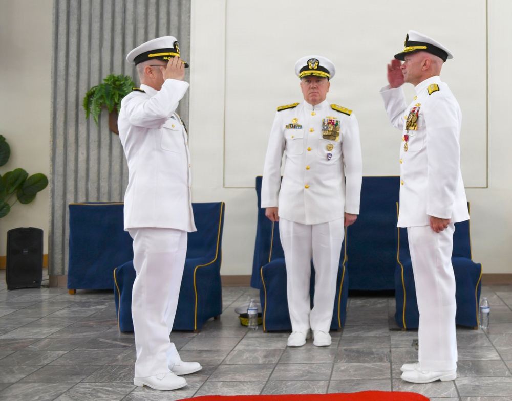 Rear Adm. Bret E. Grabbe Assumes Command of Submarine Group Ten