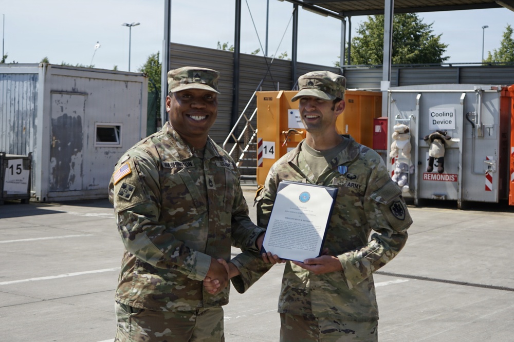 AFN Soldier says goodbye at USAG Wiesbaden's recycling center