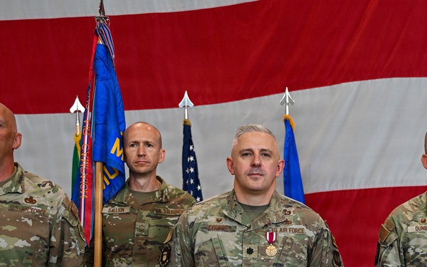 31st Munitions Squadron welcomes new commander in Change of Command ceremony