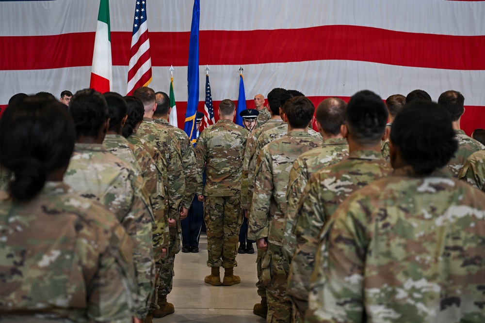 31st Munitions Squadron welcomes new commander in Change of Command ceremony