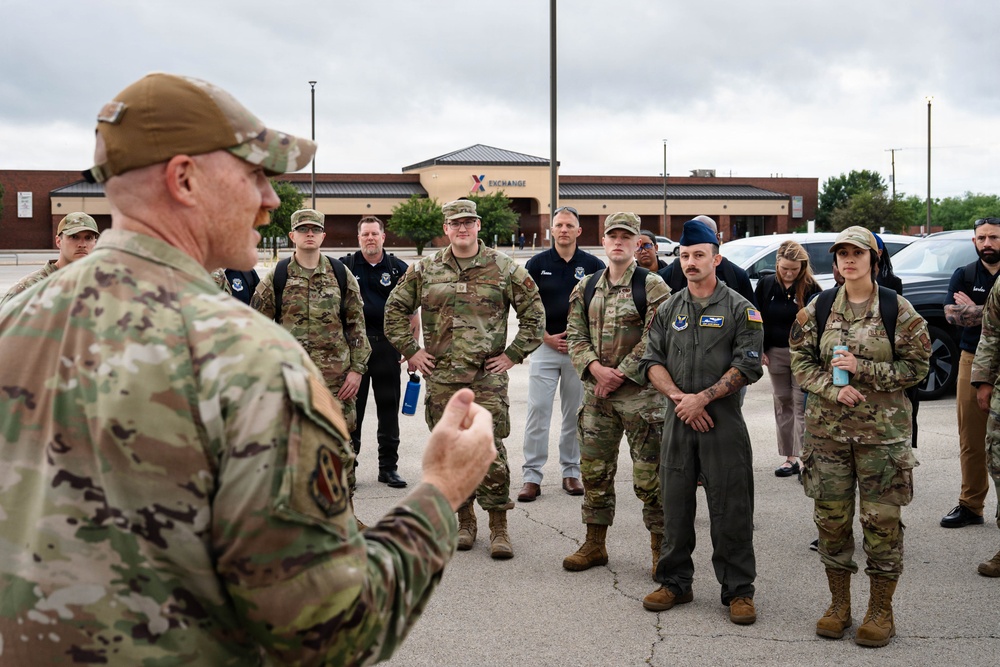 Dyess showcases conventional, future-force missions to emerging AFGSC leaders