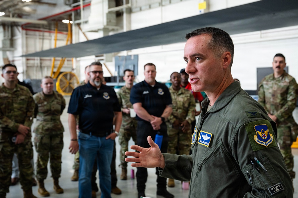 Dyess showcases conventional, future-force missions to emerging AFGSC leaders