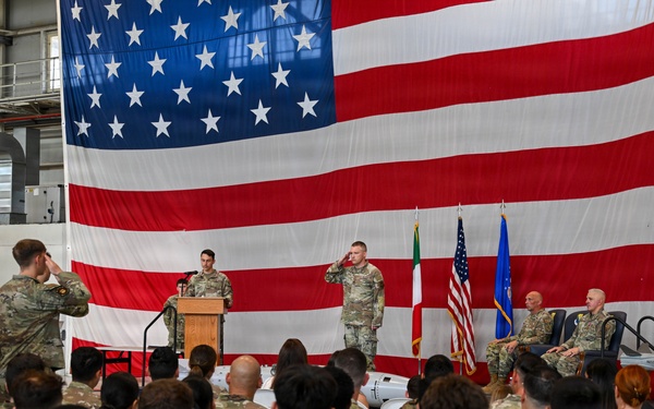 31st Munitions Squadron welcomes new commander in Change of Command ceremony