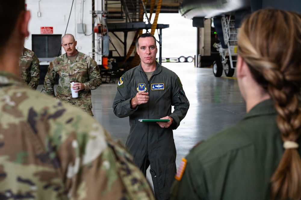 Dyess showcases conventional, future-force missions to emerging AFGSC leaders