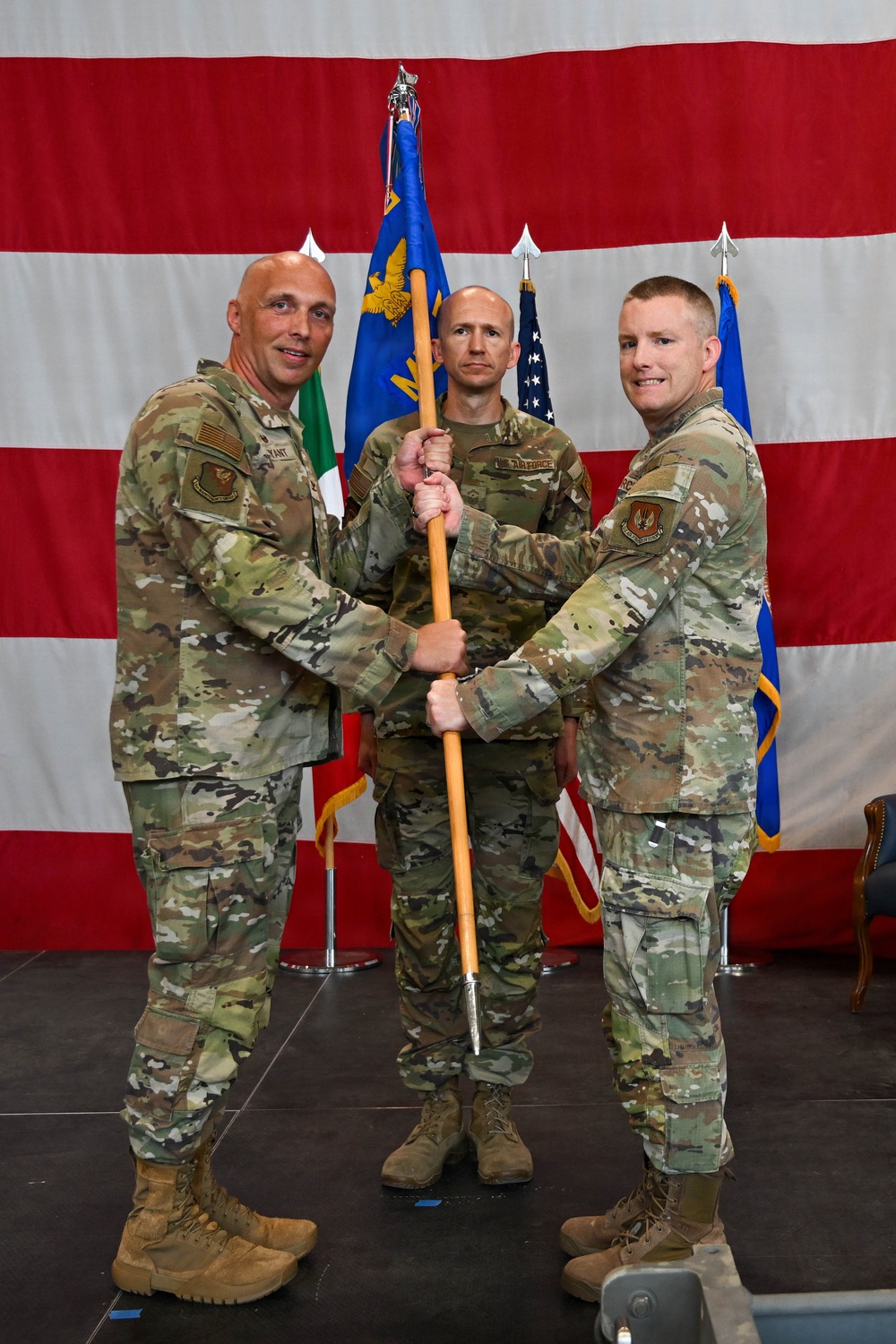 31st Munitions Squadron welcomes new commander in Change of Command ceremony