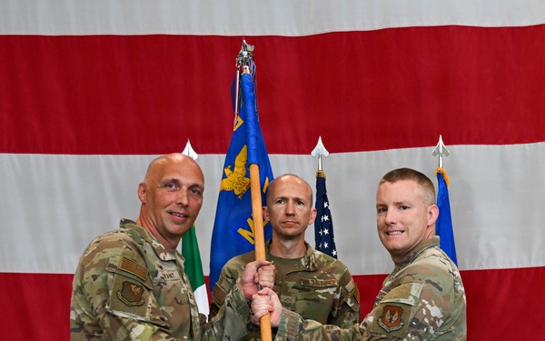 31st Munitions Squadron welcomes new commander in Change of Command ceremony
