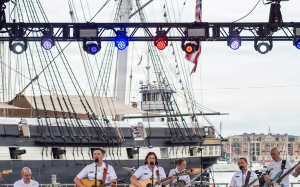 U.S. Navy Band Country Current Performs at Sail 250 in Baltimore, Maryland